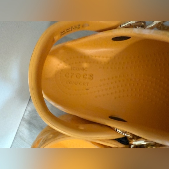 Crocs Women's Classic Platform Graphic Clogs Orange/yellow Sorbet Size 6 - Picture 8 of 13